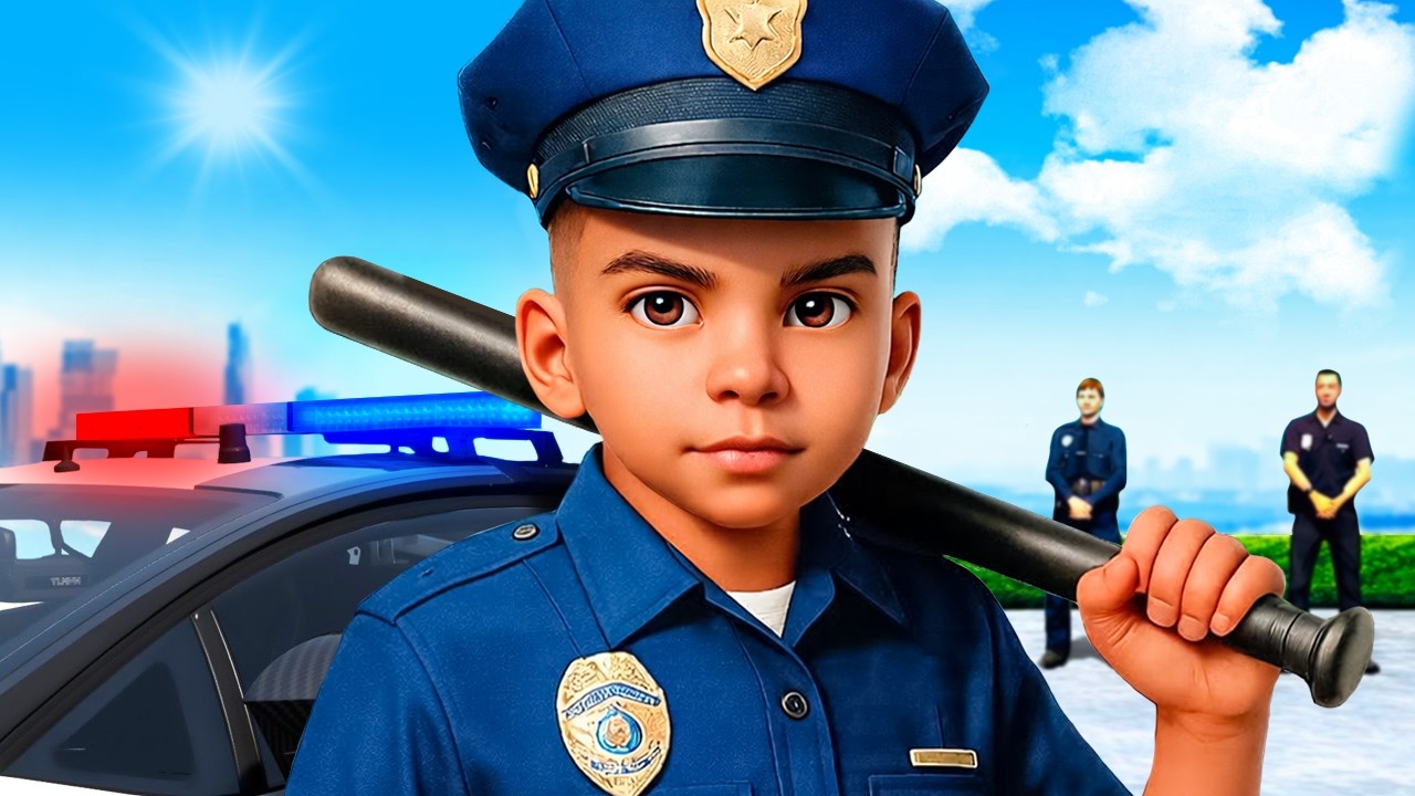 ADOPTÉ PAR LA POLICE SUR GTA 5 !