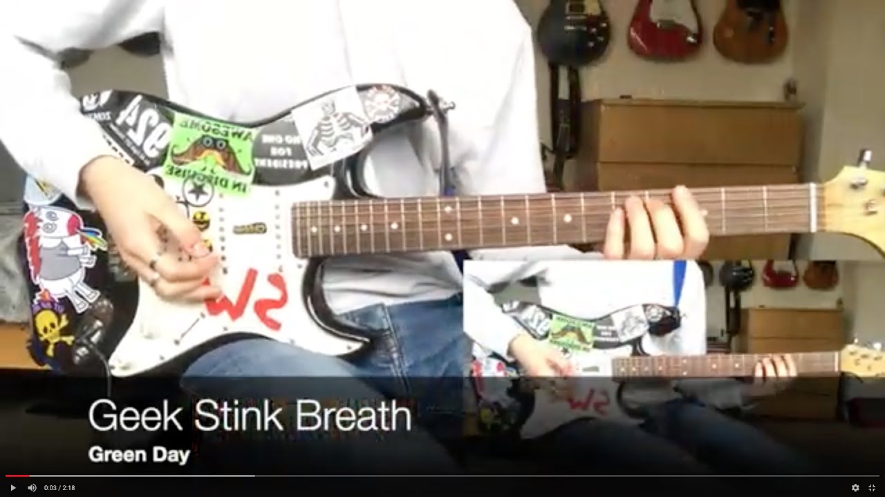 Geek Stink Breath - Green Day (Guitar Cover)