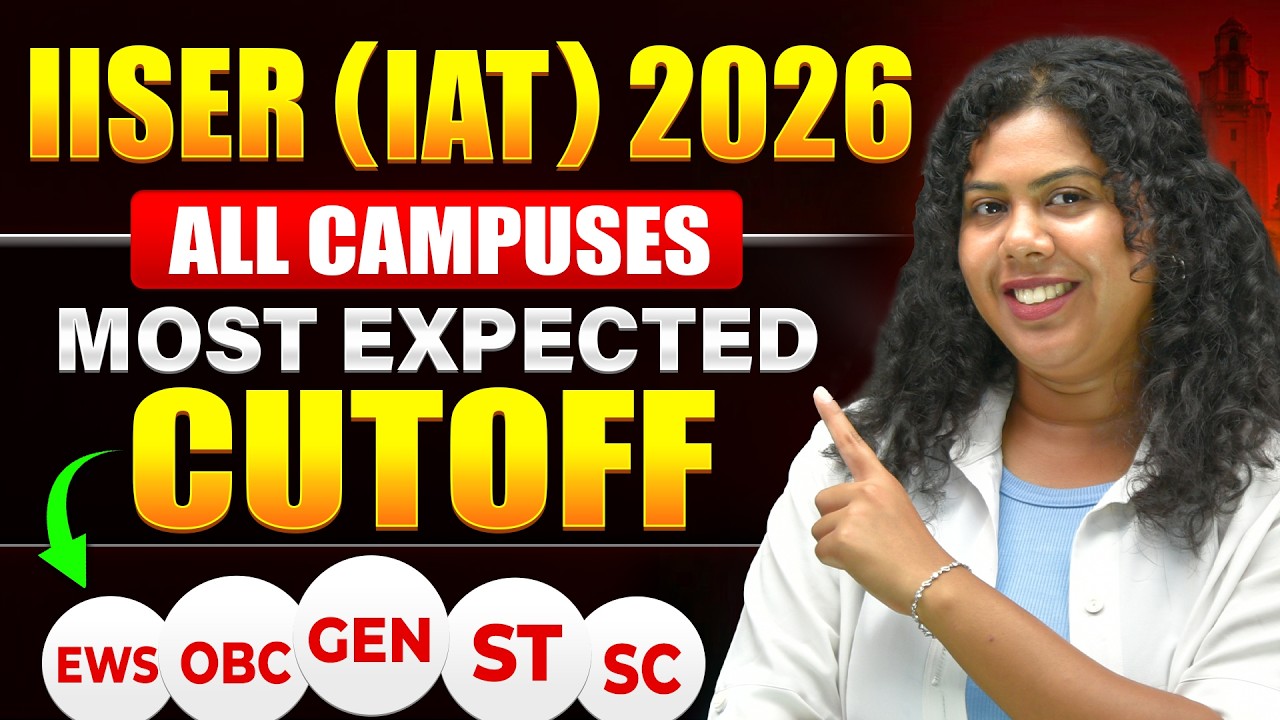 Проходные баллы IISER IAT 2026 📊 | Проходные баллы IISER по категориям и распределение мест | Рей...
