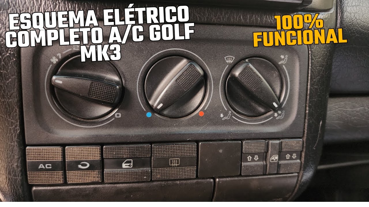 Esquema eletrico ar condicionado golf mk3 100% funcional