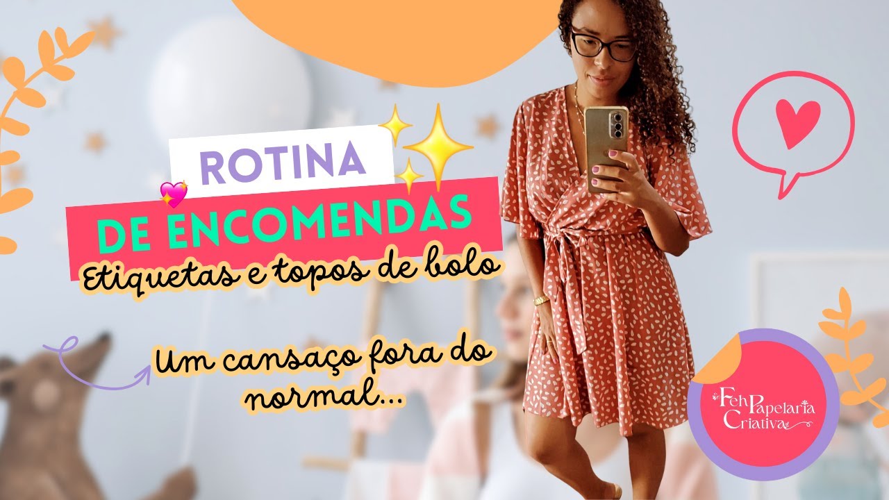 Etiquetas e topos de bolos - Rotina de encomendas #papelariacriativa #topodebolo