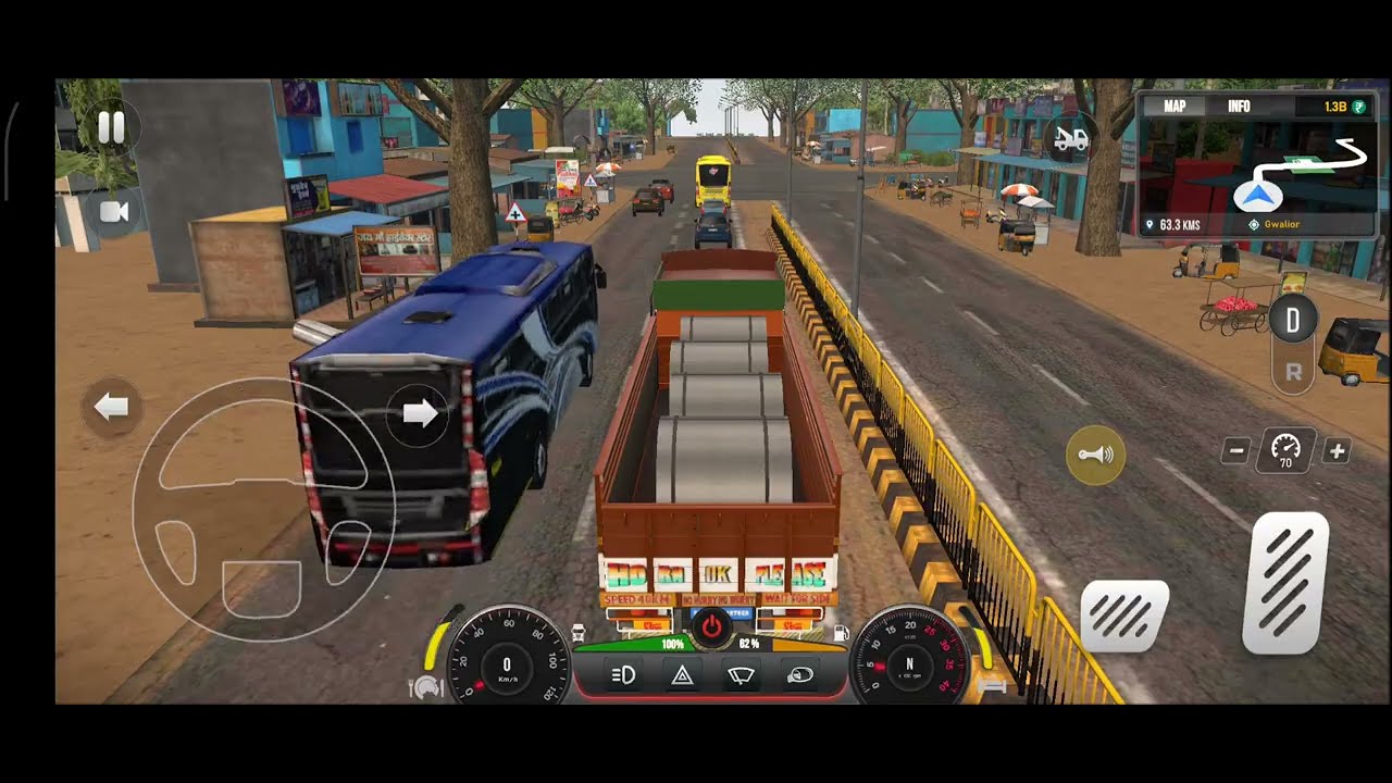 Heavy Truck Driving Simulator 🚚 | Real Engine Sounds & Physics