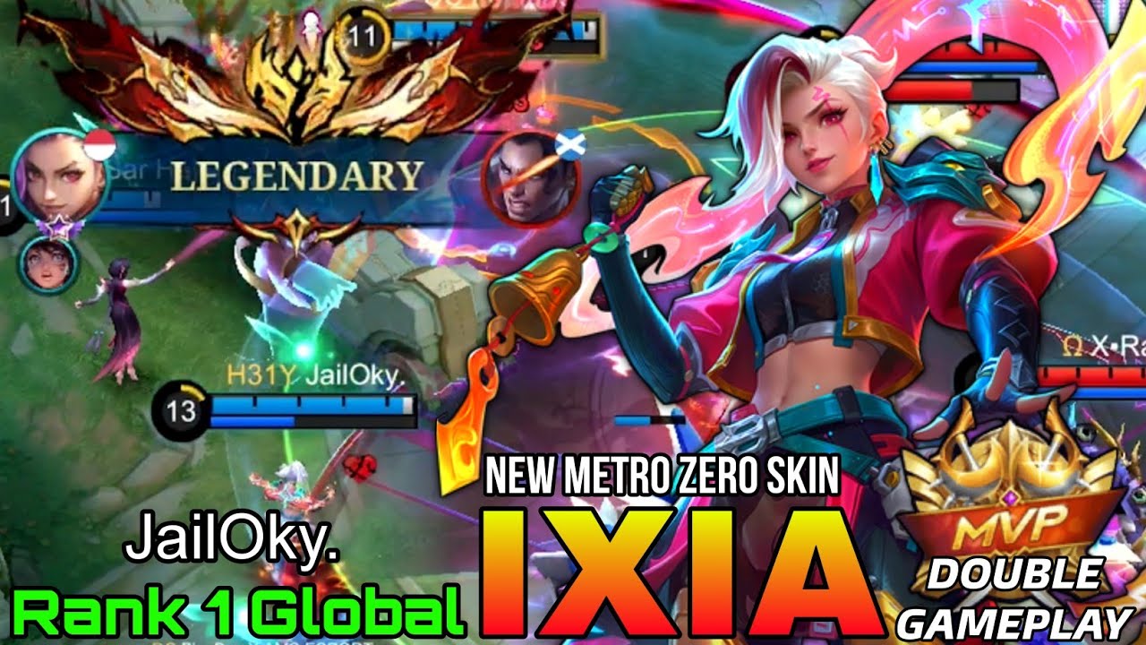 Invoker's Command Ixia New METRO ZERO Skin - Top 1 Global Ixia by JailOky. - Mobile Legends