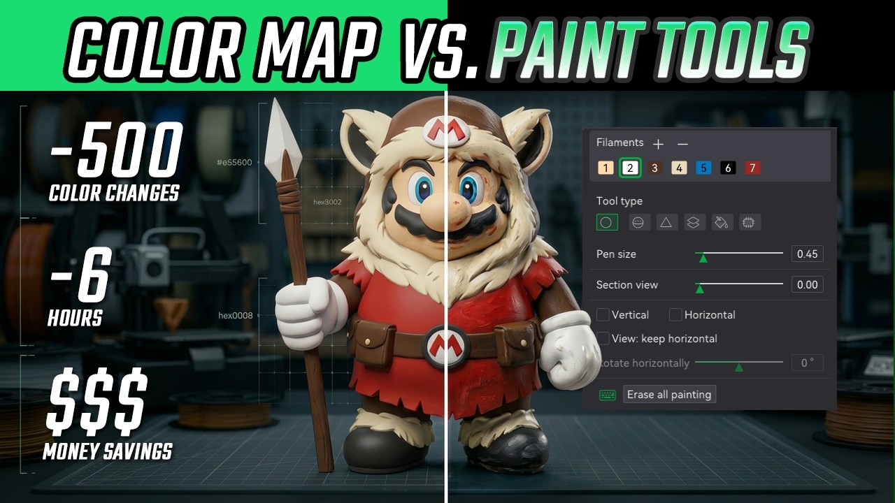 Save 500 Color Changes & 6 Hours Of Print Time