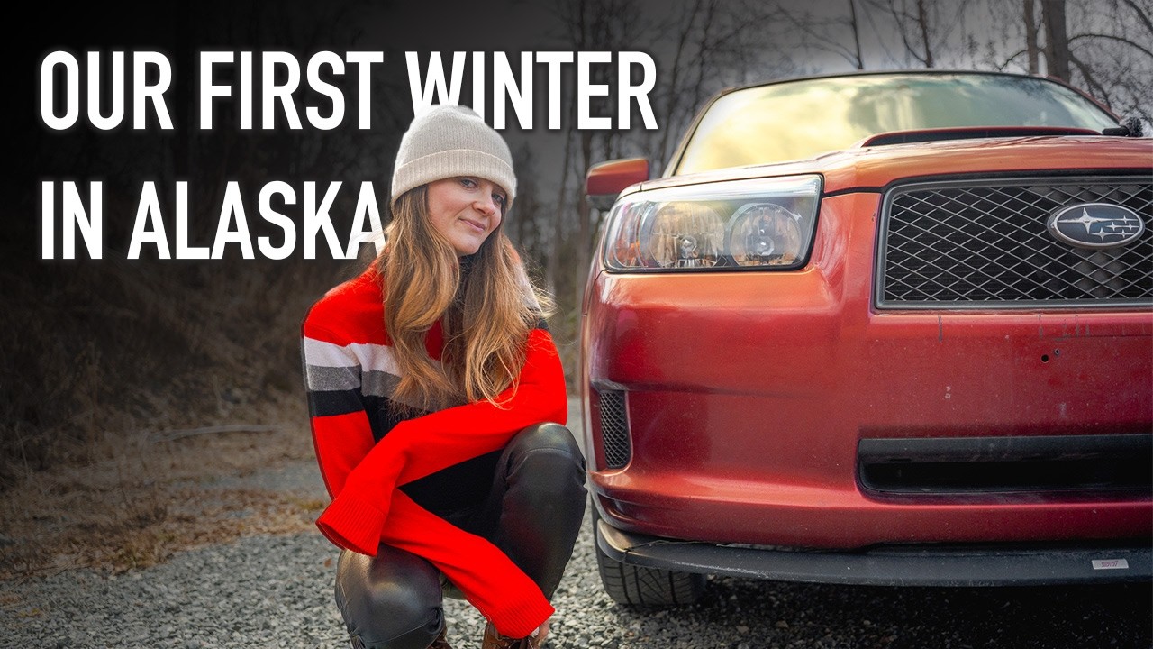 how did we survive our FIRST WINTER in Alaska | solo roadtrip to Alaska in an old Subaru Forester