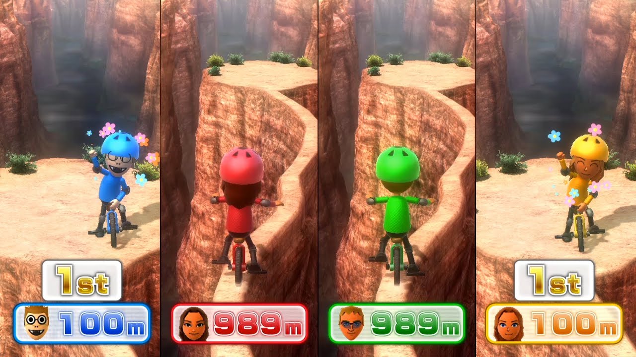 Wii Party U Minigames - Iggy Koopa Vs Narae Vs Barry Vs Araceli (Master CPU)