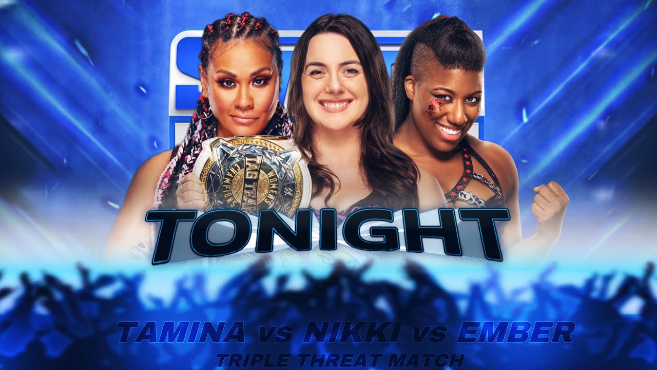 WWE 2k20 - SMACKDOWN - Tamina vs Nikki Cross vs Ember Moon
