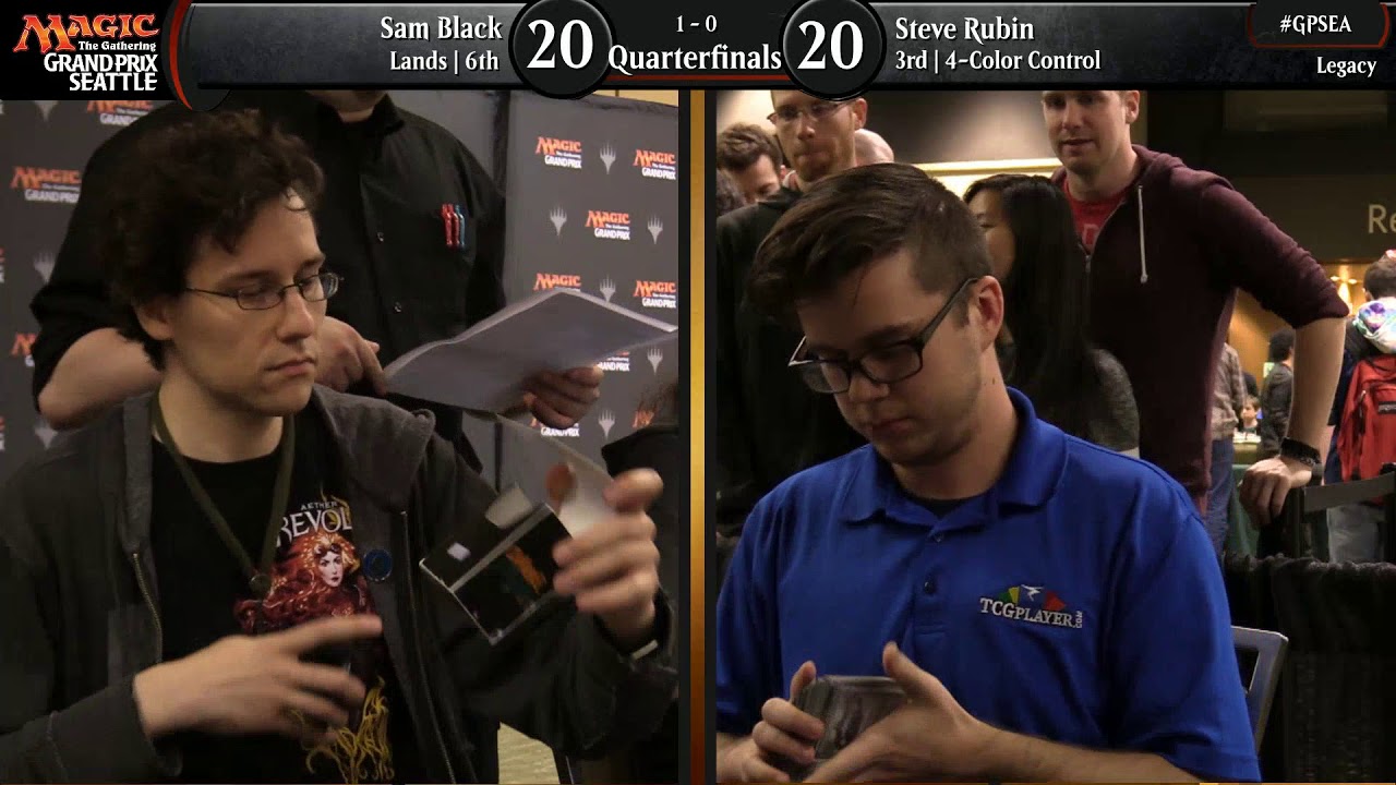 Magic the Gathering GP Seattle 2018 Quarterfinals LEGACY