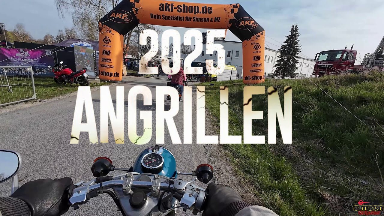 Fahrt mit der MZ TS 250/0 zum AKF Angrillen 2025
