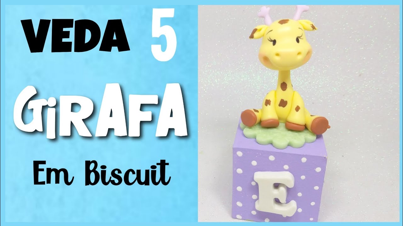 #VEDA 5|| Girafa da Galinha Pintadinha em biscuit | Pierre Marinho
