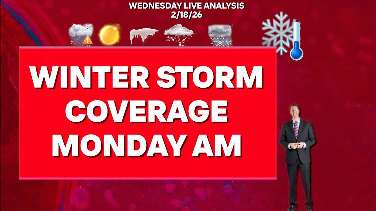 THUNDER NOW WITH BIG SNOW STORM COMING - TIMING/TRACK/IMPACTS TO EXPECT