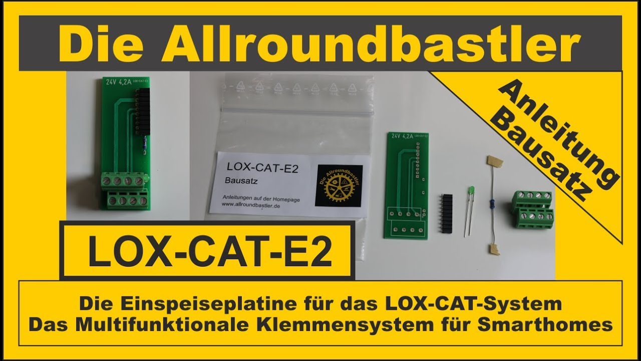 Bausatz LOX-CAT-E2: Der Einspeiseadapter für die LOX-CAT - Serie