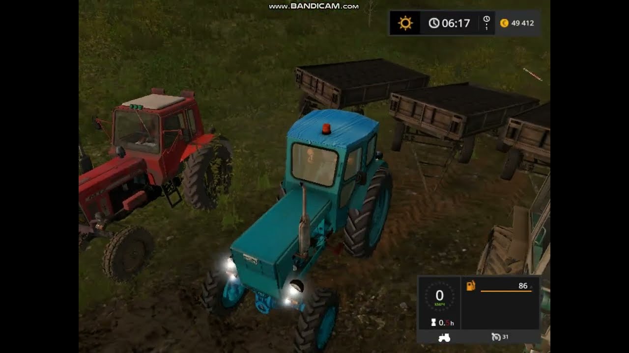 кто из русских тракторов проедет по грязи FS17