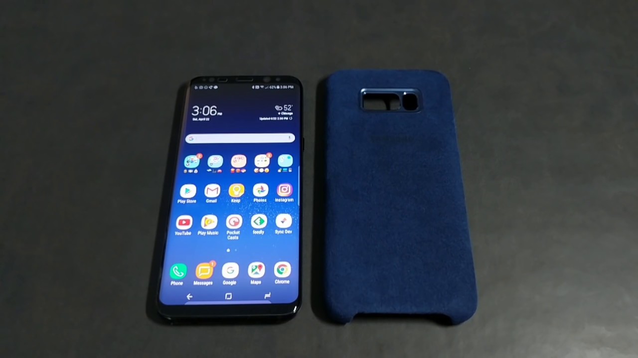OFFICIAL Samsung Galaxy S8+ ALCANTARA COVER | Quick Review