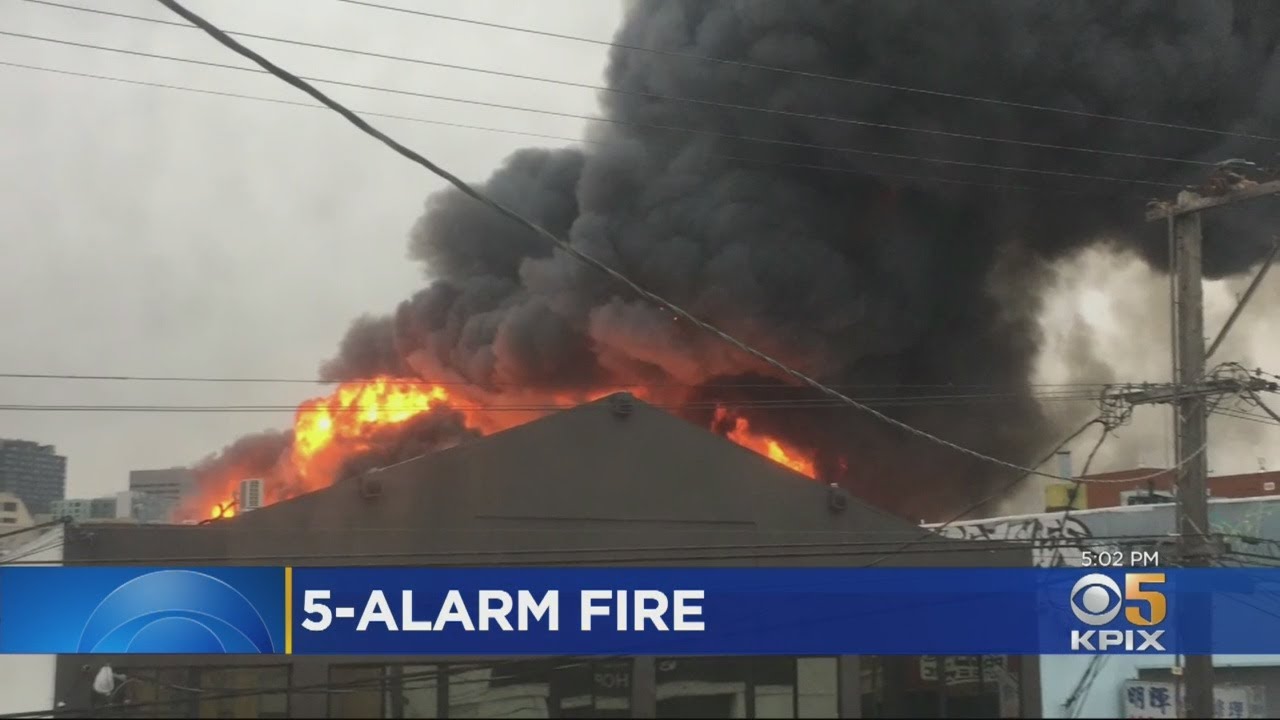 5-Alarm Fire Destroys Six Buildings In San Francisco
