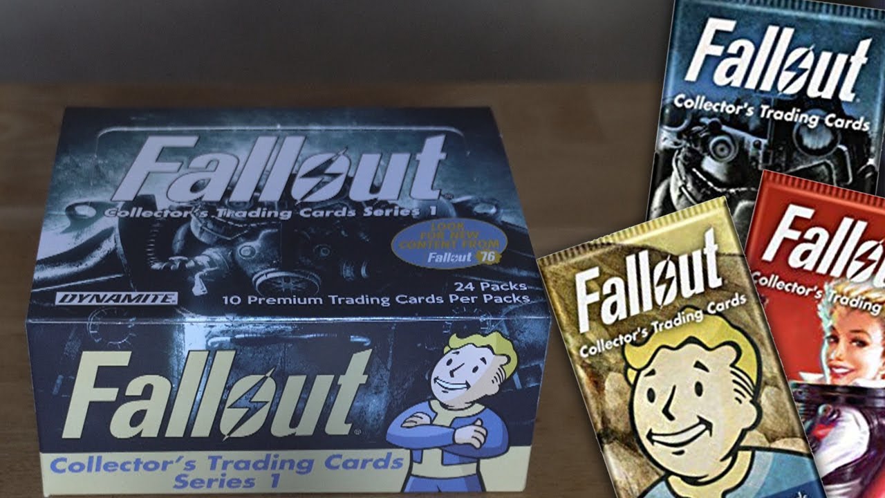 Распаковываем коллекционную карточку Fallout Collector's, серия 1!