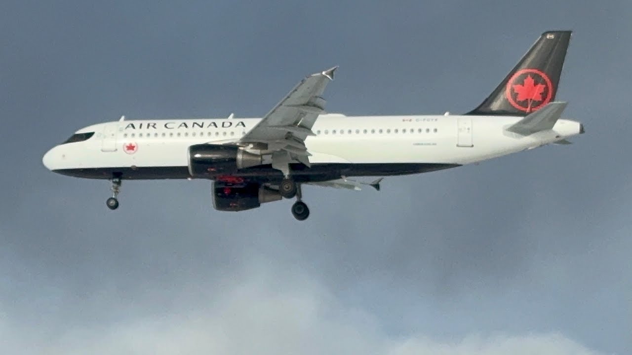 Air Canada Airbus A320-214 Landing at St. John's International Airport (YYT/CYYT)