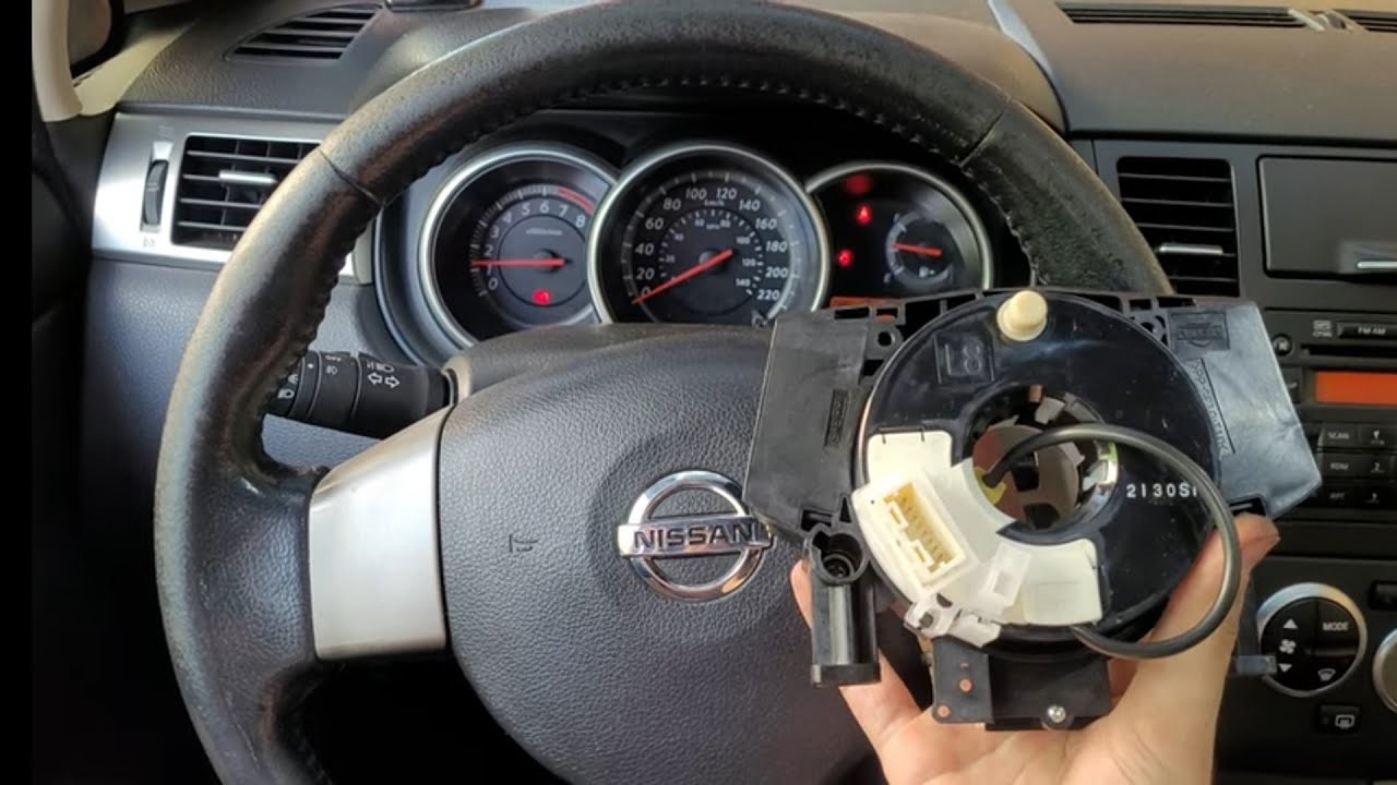 Troca da cinta do airbag  (Spiral cable) Nissan - Tiida Livina Sentra Frontier