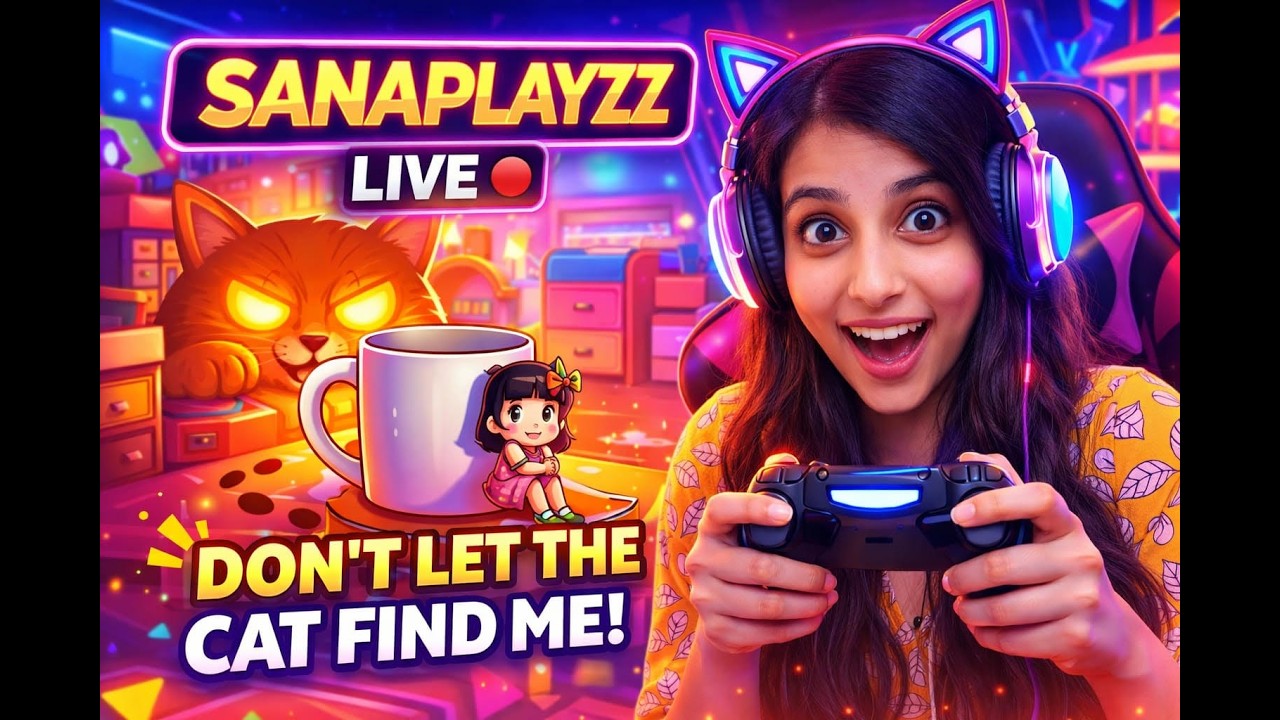 Cat vs Girl Escape! Can I Survive? 🐱🔥#hide&seek #escap #catgame#funnygame #livegaming #viralgame
