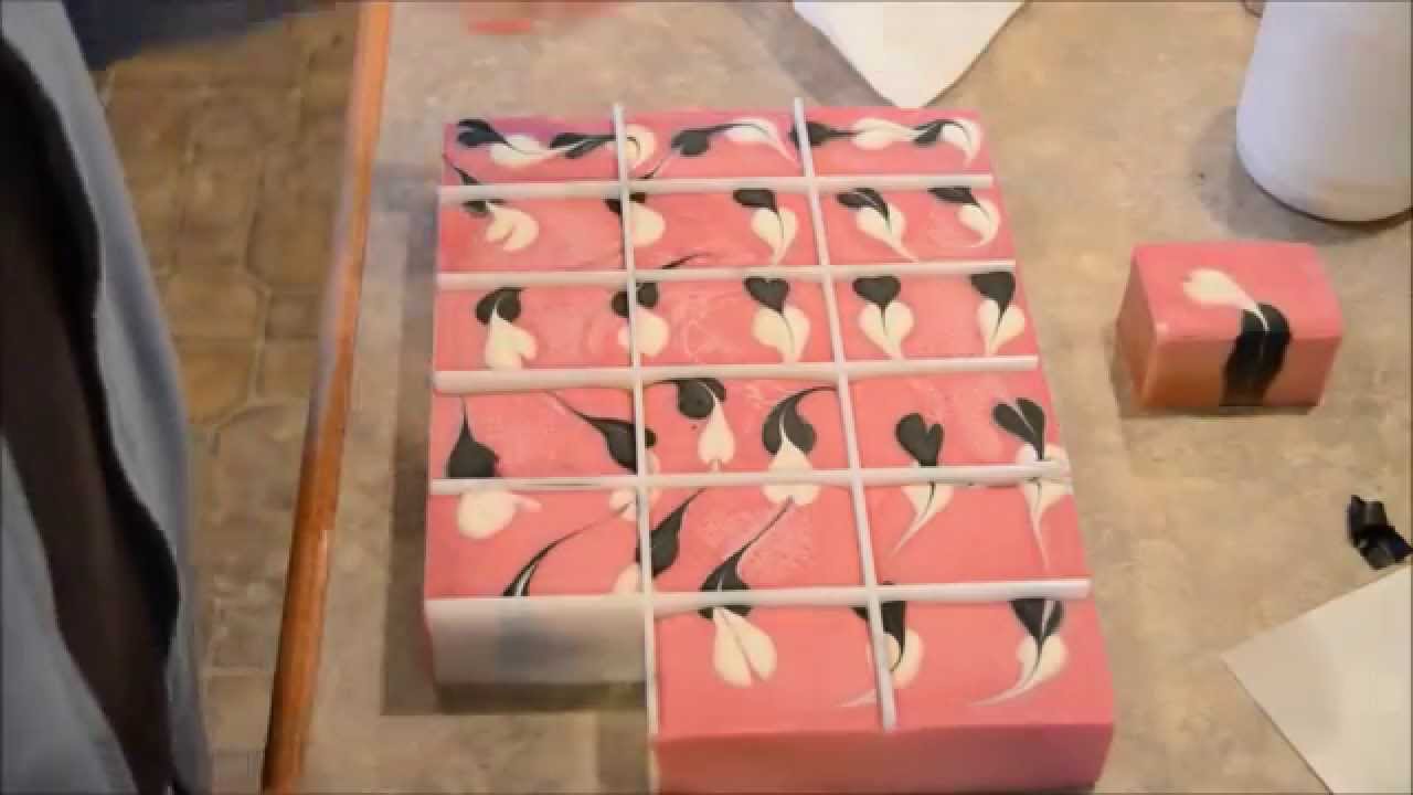 The Making & Unmolding of Cherry Blossom Soap