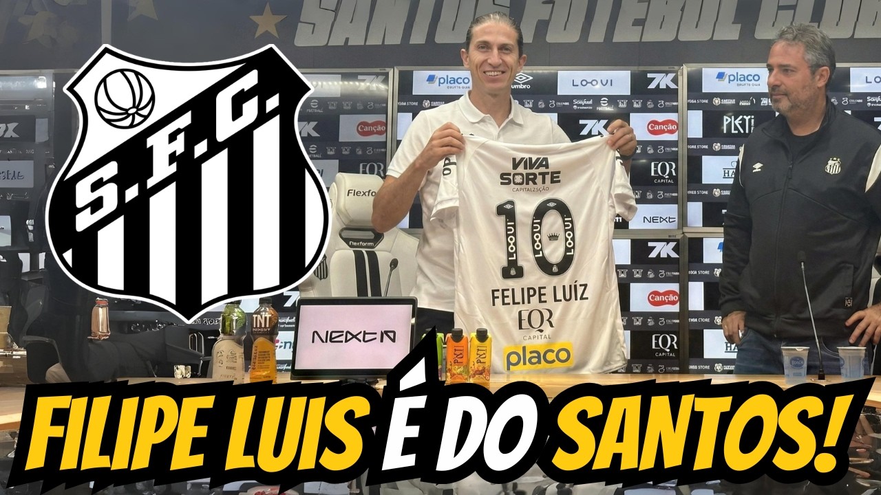FIM DA NOVELA! ATÉ QUE ENFIM FILIPE LUÍS ACEITA CONVITE DE NEYMAR JR E ASSUME O SANTOS!