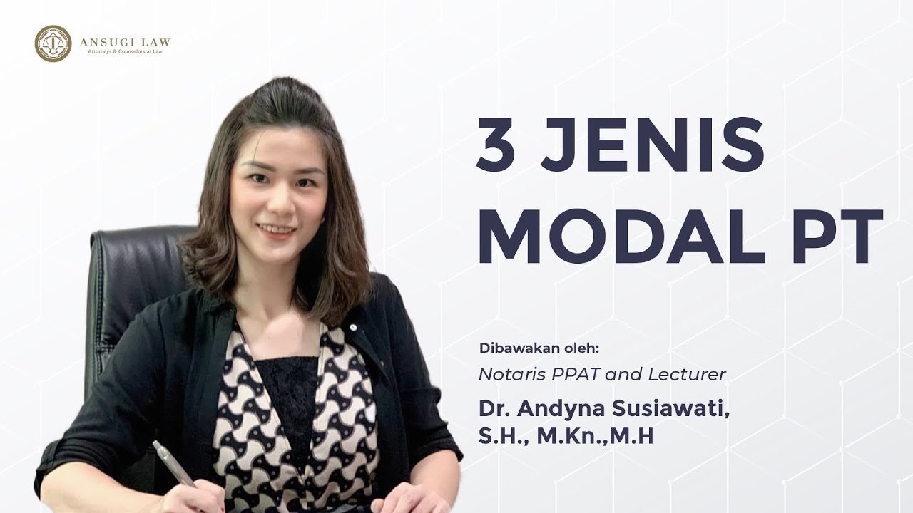 3 Jenis Modal di dalam PT