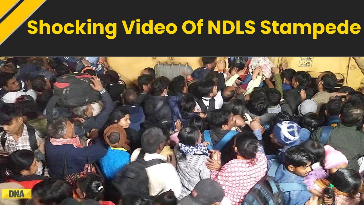 New Delhi Railway Station Stampede Video: Shocking NDLS Stampede Video |Delhi Station Stampede Video