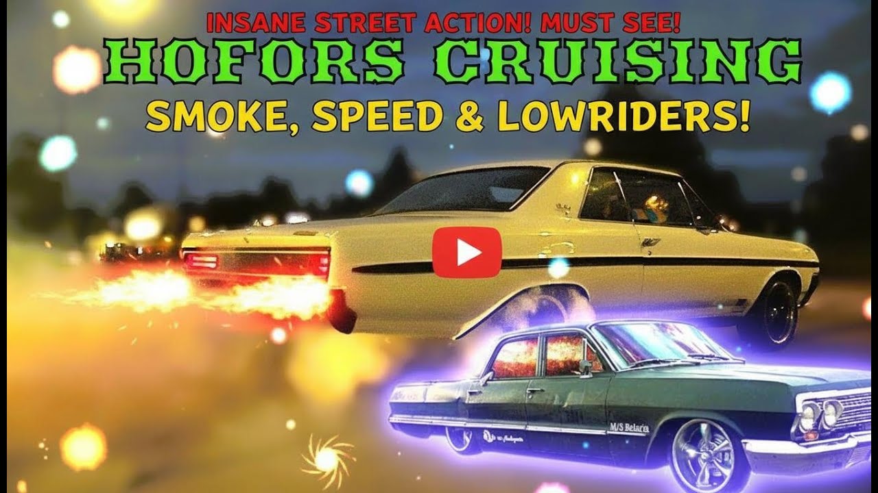 Hofors Spontan Cruising 2025: Classic Cars Make Epic Smoke Show!