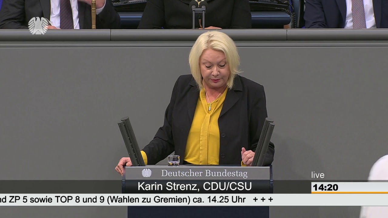 Karin Strenz: Zwei-Prozent-R&uuml;stungsziel der NATO [Bundestag 08.11.2018]