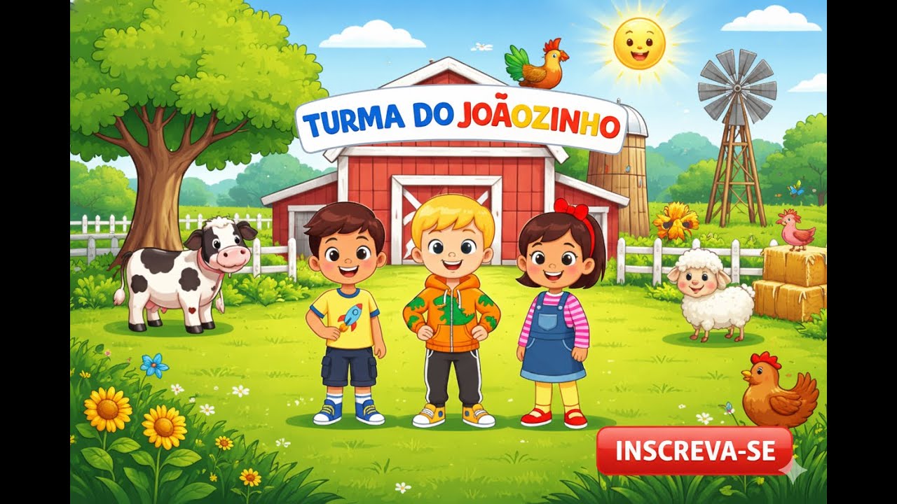 Turma do Joaozinho na Fazendinha | Diversão Infantil