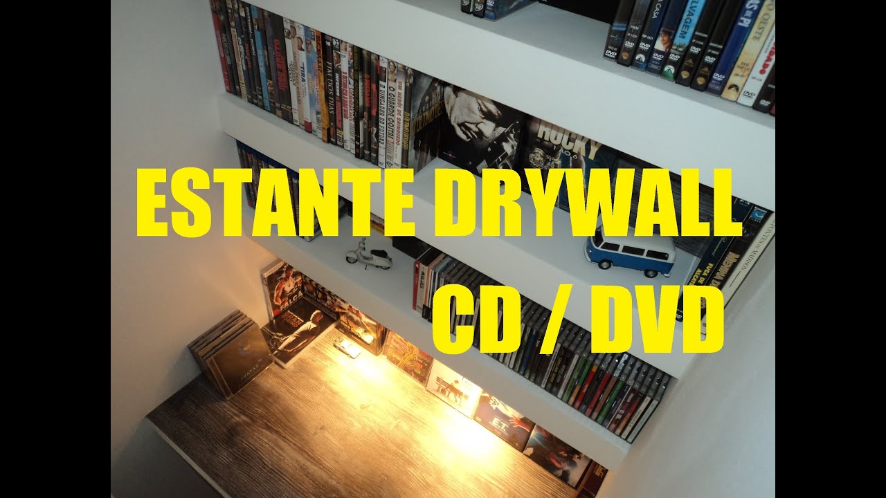 Como Fazer Mobili&aacute;rio Estante DRYWALL PASSO A PASSO