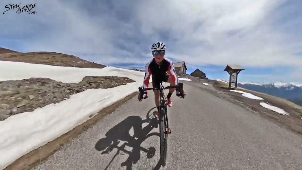 Cycling the Col du Granon for the 56th time before the Tour de France arrives in three months time