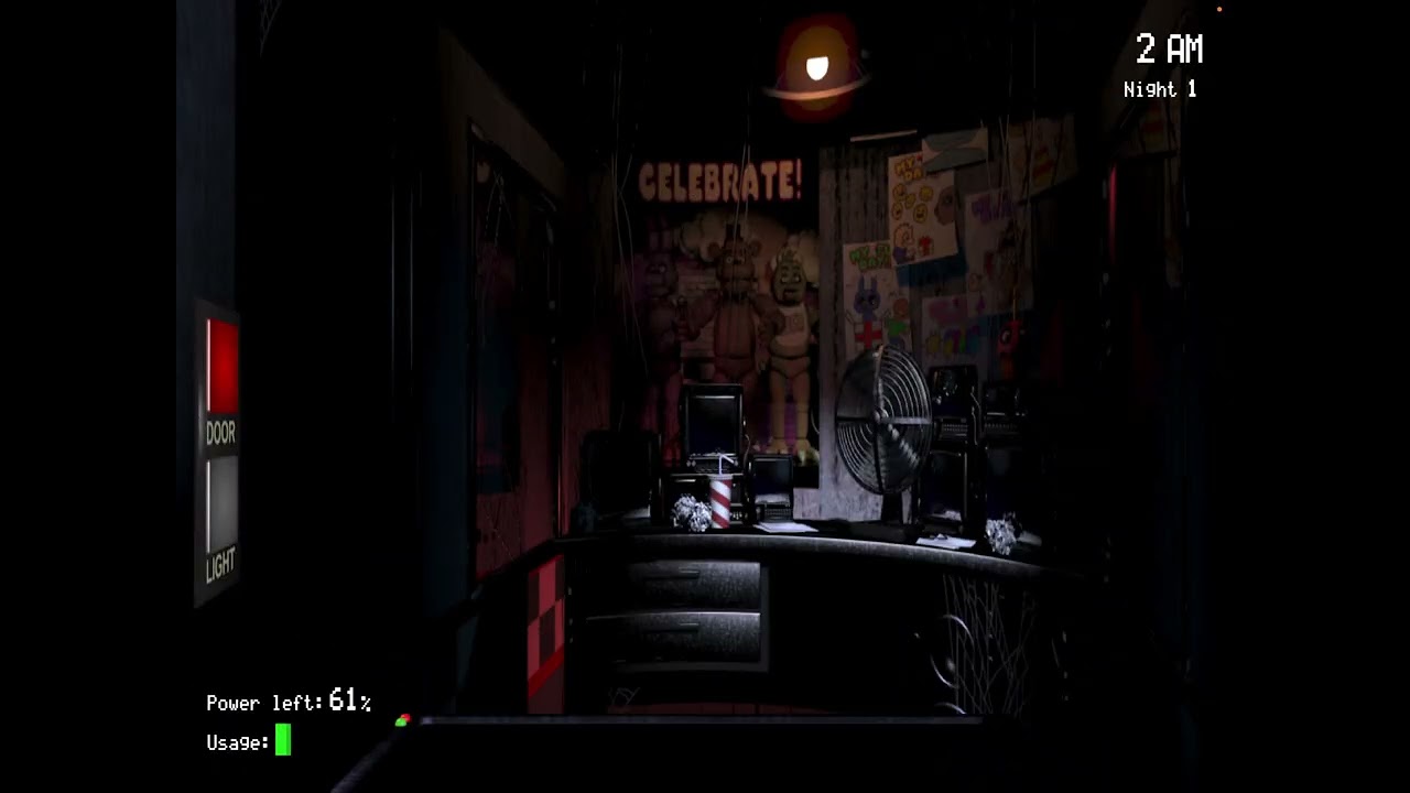 Playing fnaf 