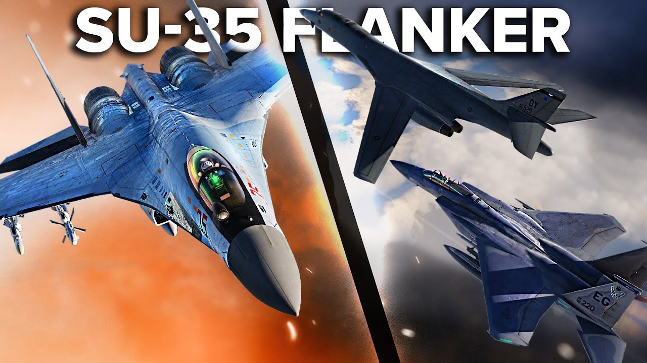 СУ-35 «Фланкер» против Б-1 «Лансер Страйк» | DCS World