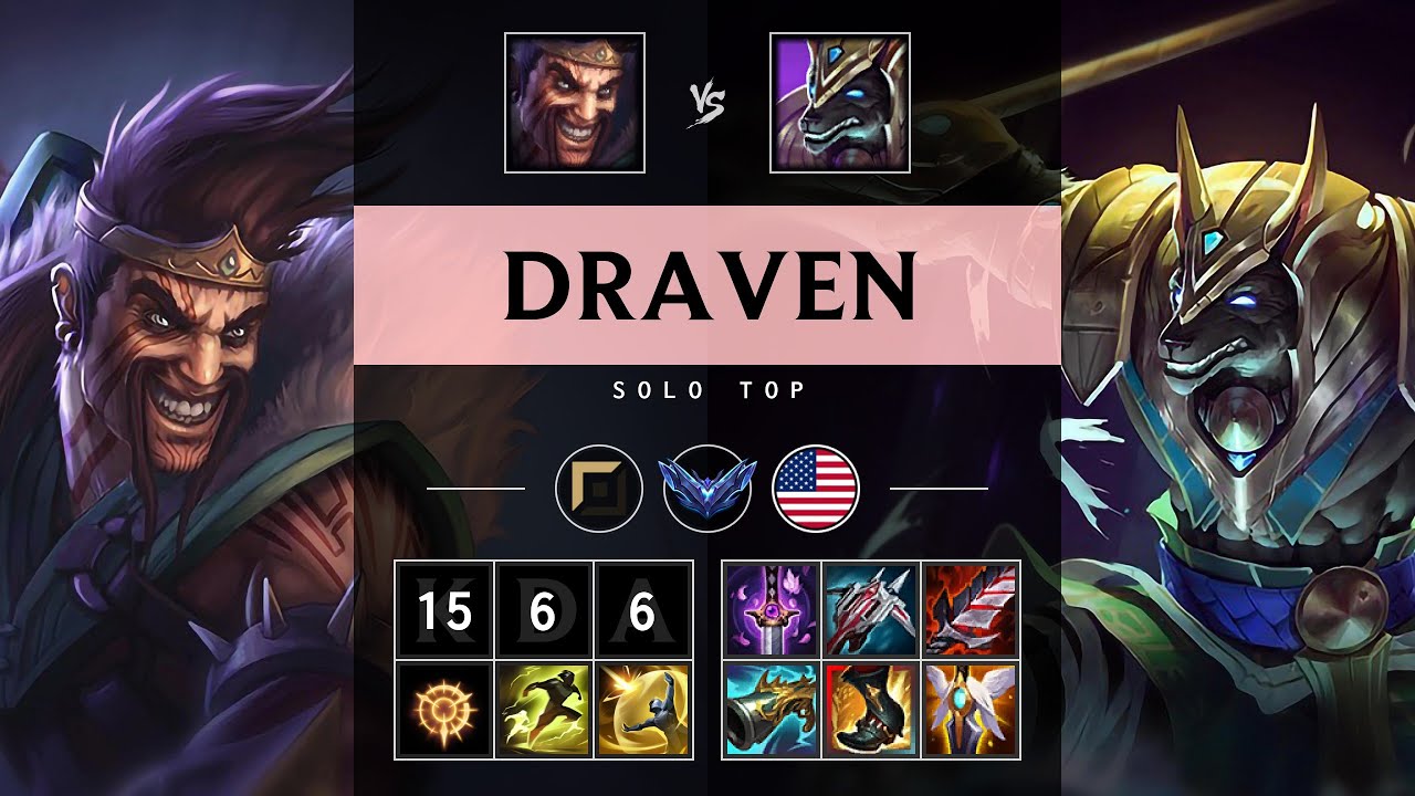Draven Top vs Nasus - NA Diamond Patch 25.16