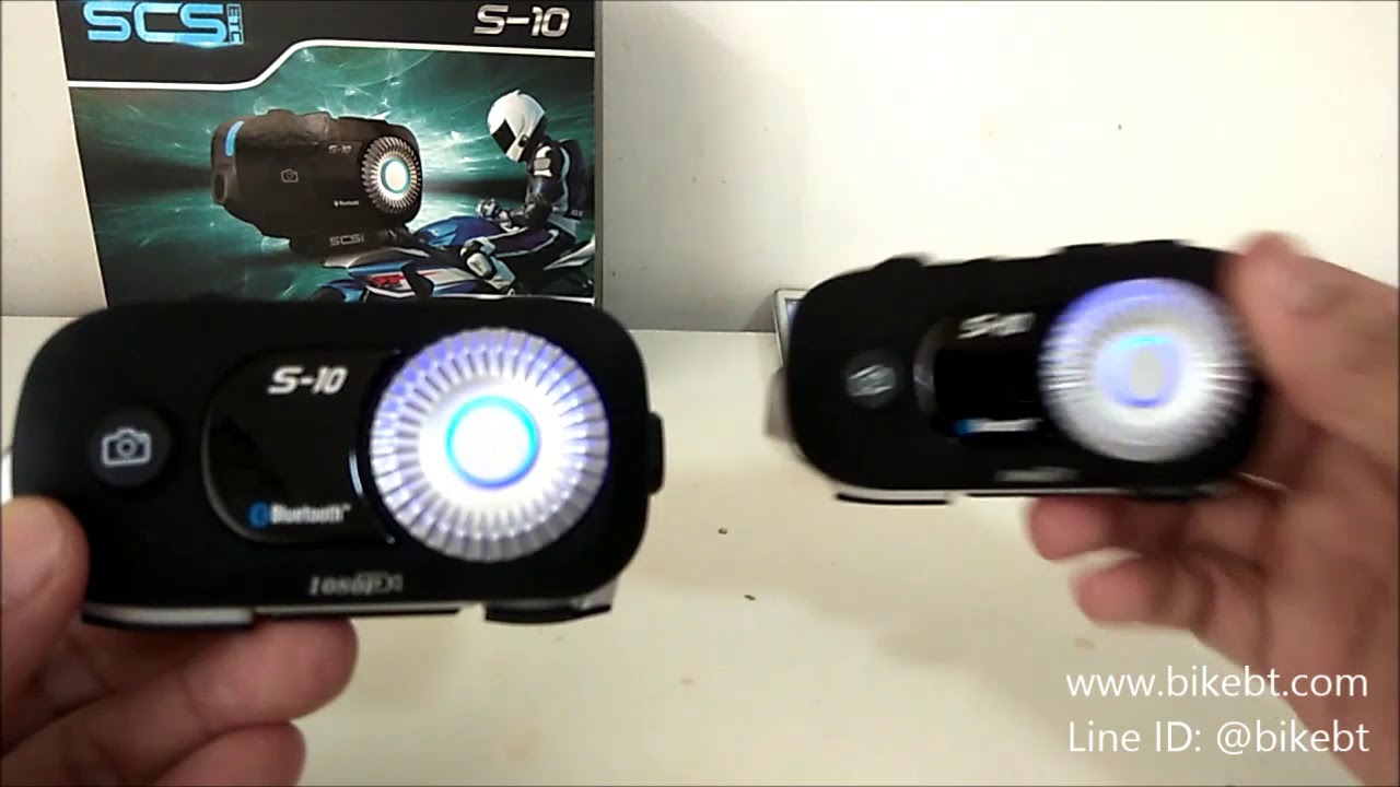 รีวิวการใช้งาน SCS S10 บลูทูธติดหมวกกันน็อคมีกล้อง Motorcycle Bluetooth Intercom + Action Camera