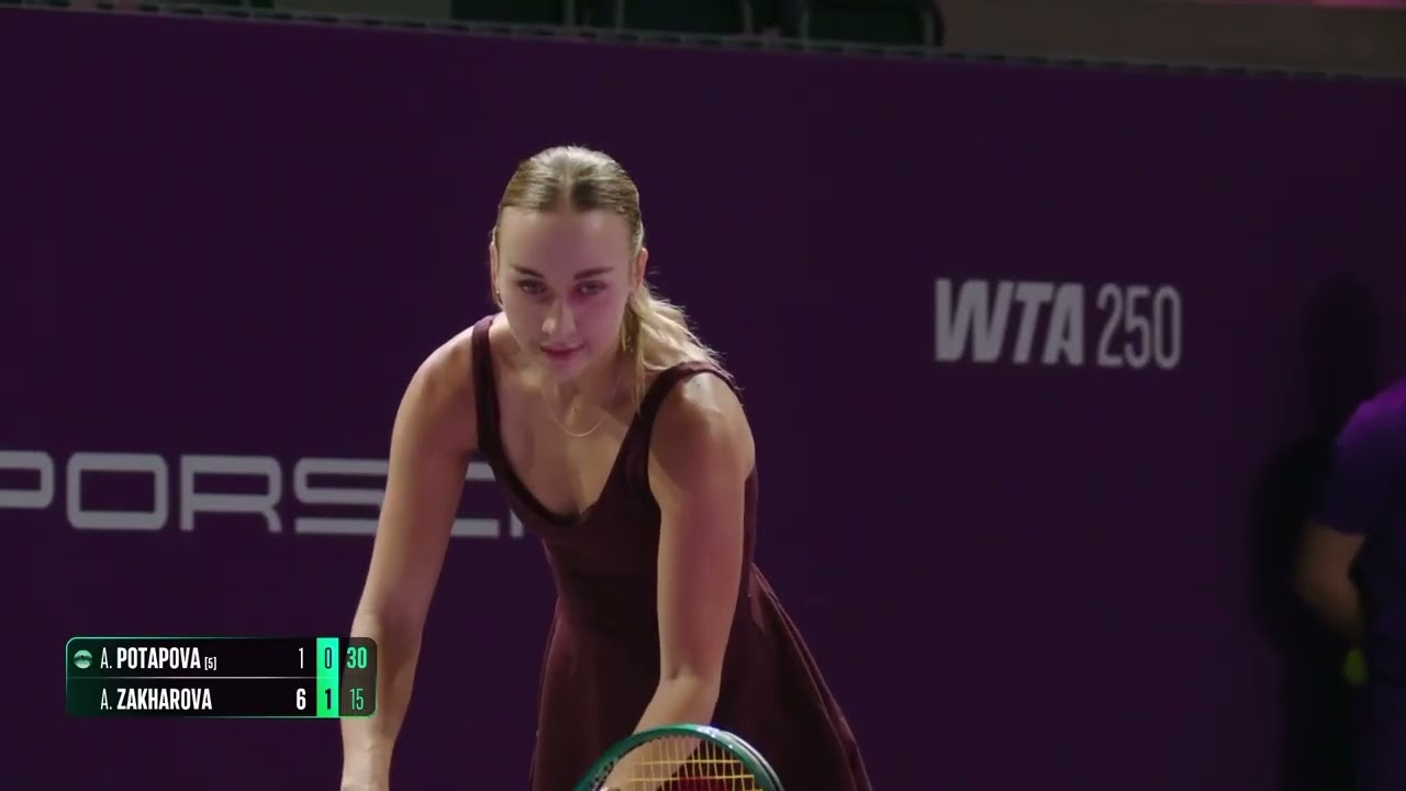 R16/ Anastasia Potapova vs Anastasia Zakharova/ Match highlights #TO2026