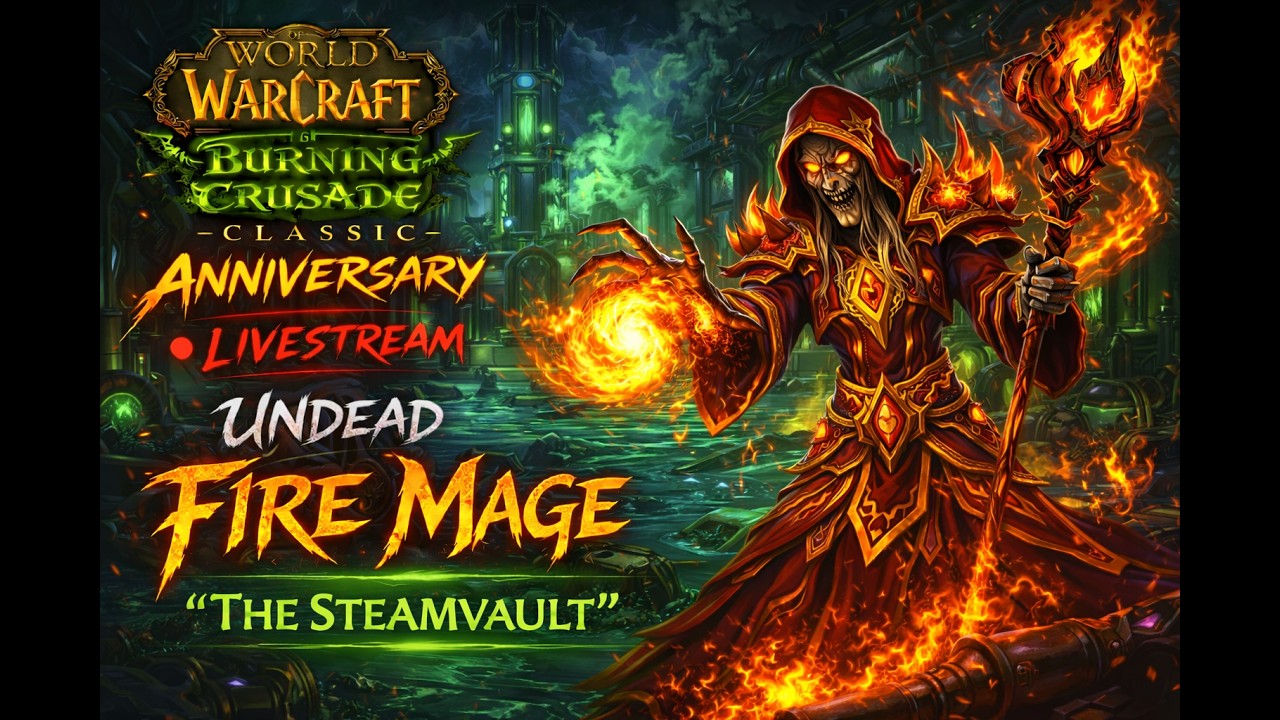 LIVE - WOW TBC  Anniversary - MAGE LEVELING 69+ #wow #warcraft #gaming #tbc #mage