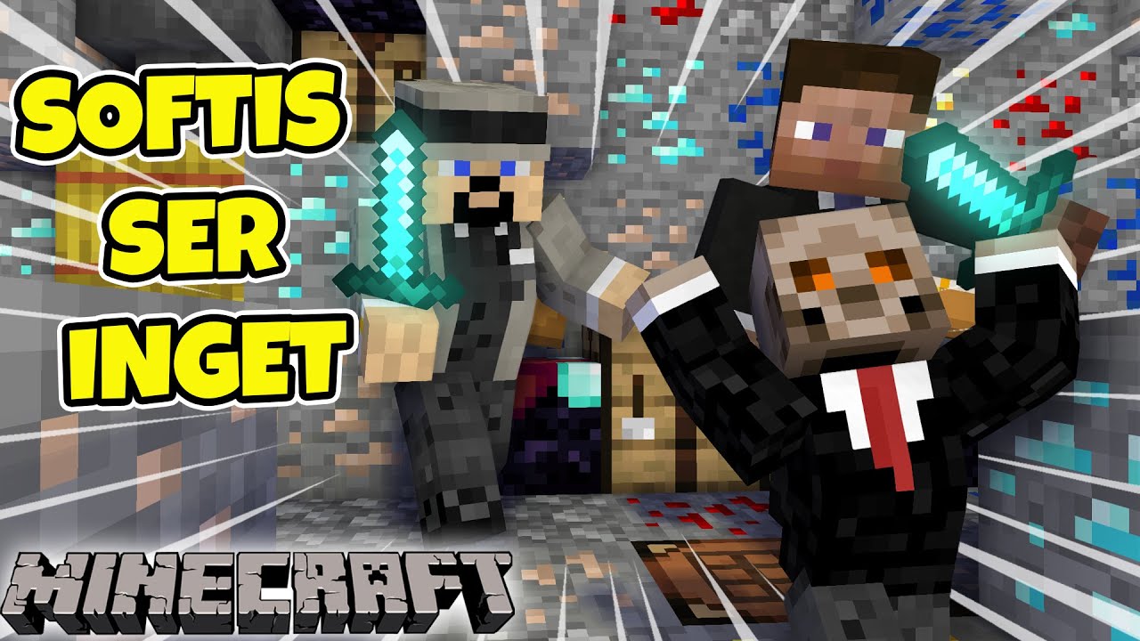 SOFTIS SER MIG INTE & FIGGEHN TAPPAR VAPNET | MINECRAFT - BLOCKED IN
