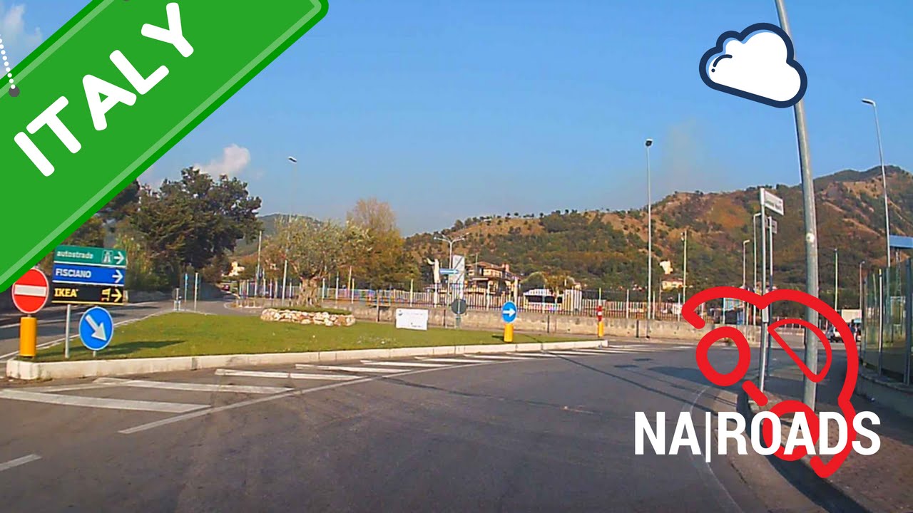 Driving from Baronissi (SA) to Pagani (SA) - ITALY