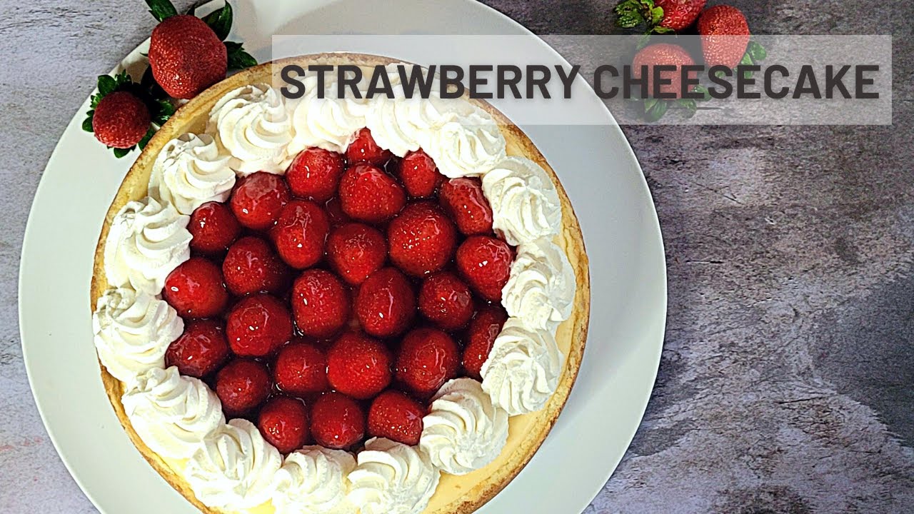 How to make THE CHEESECAKE FACTORY'S | Strawberry Cheesecake