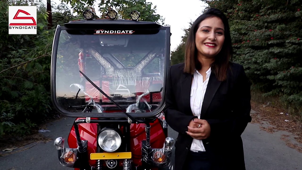 Syndicate Motors Super Delux E-Rikshaw  |  Made in India | Electric 3 Wheeler