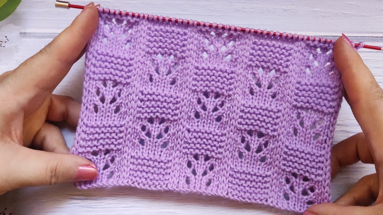 Lace Checker Stitch | Ajour-Schachbrettmuster stricken | Punto Scacchiera | Point de Damier Ajouré