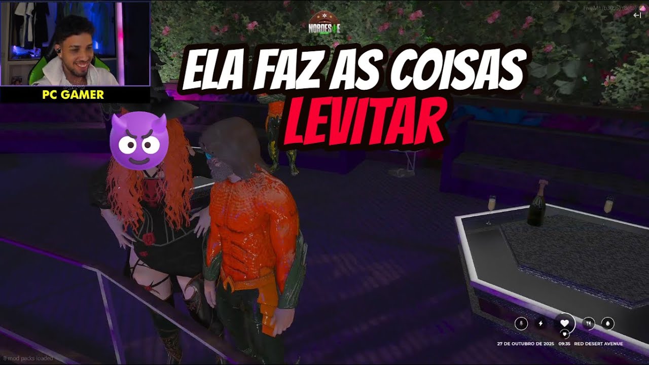 BAHIA FOI NA FESTA FANTASIA E DEU EM CIMA DA BRUXINHA