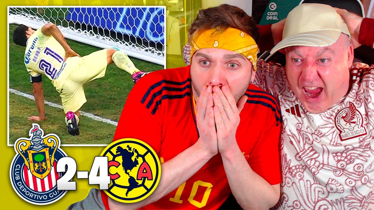 ESPAÑOLES REACCIONAN al CHIVAS 2-4 AMÉRICA | Liga MX CLAUSURA 2023