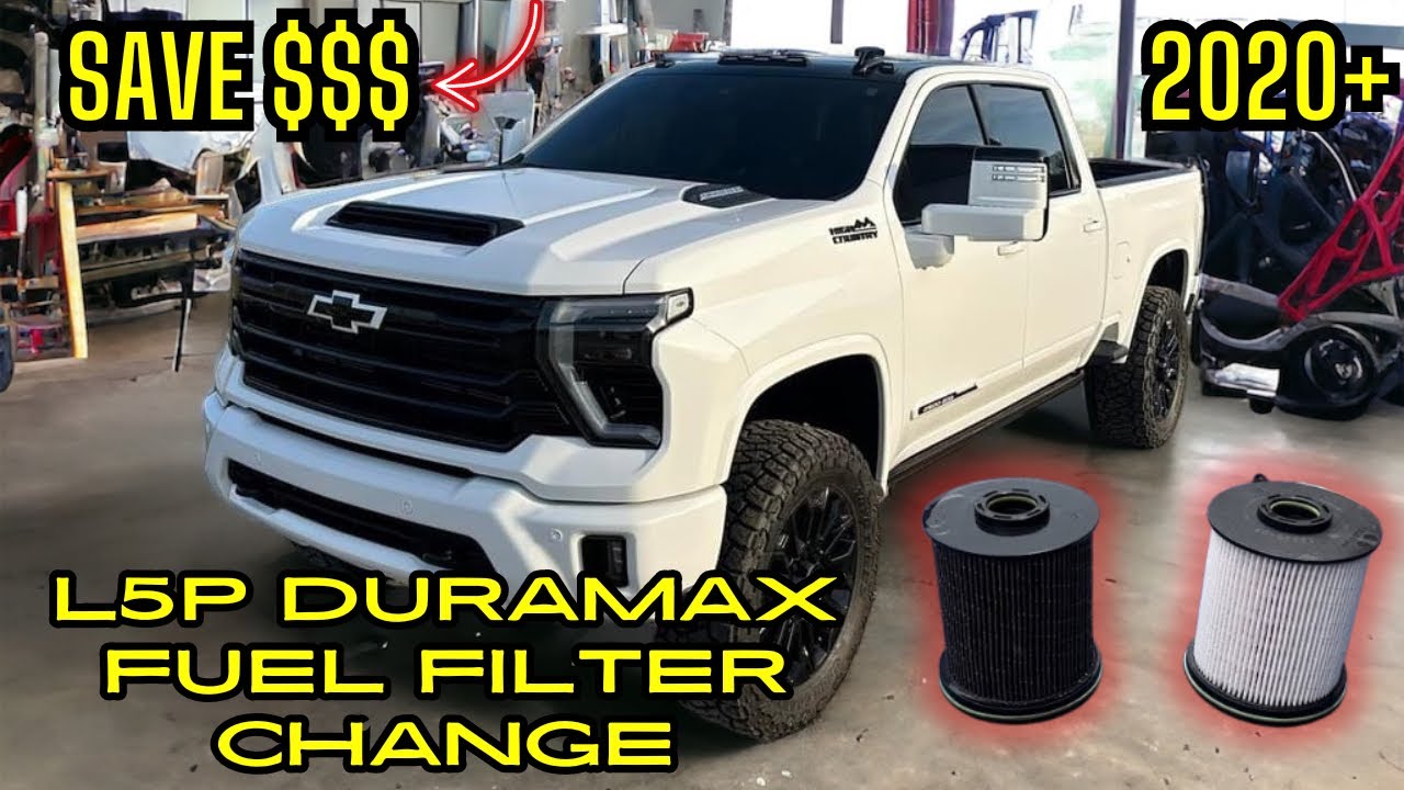 2024 Silverado 2500HD L5P Duramax Fuel Filter Change How To DIY
