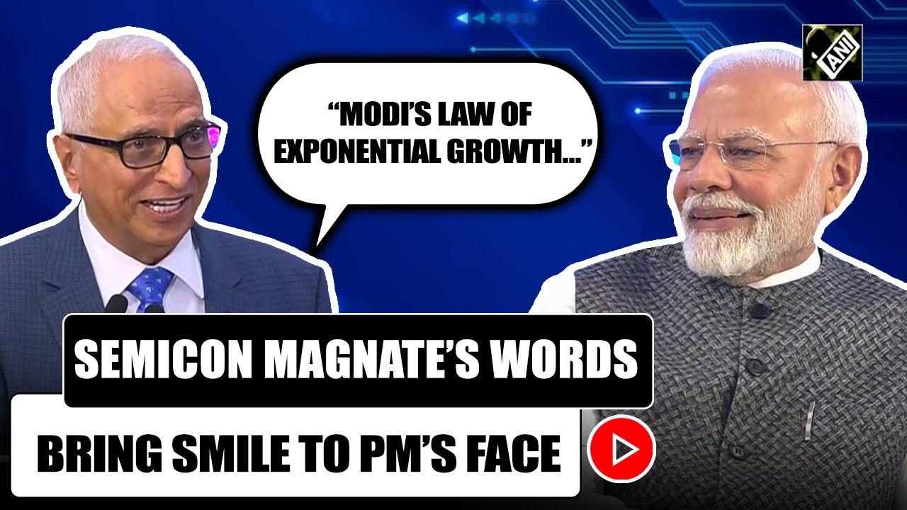 Modi&rsquo;s Law of exponential growth: SEMI CEO Ajit Manocha makes PM Modi smile as he recalls convo