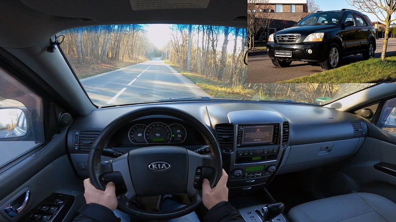 2009 Kia Sorento I (facelift 2006) 2.5 CRDi (170 Hp) 4x4 Automatic Pov Test Drive