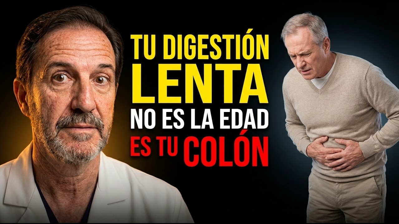 Tu digestión lenta después de los 60 no es la edad — es una señal de tu colon que ignoramos