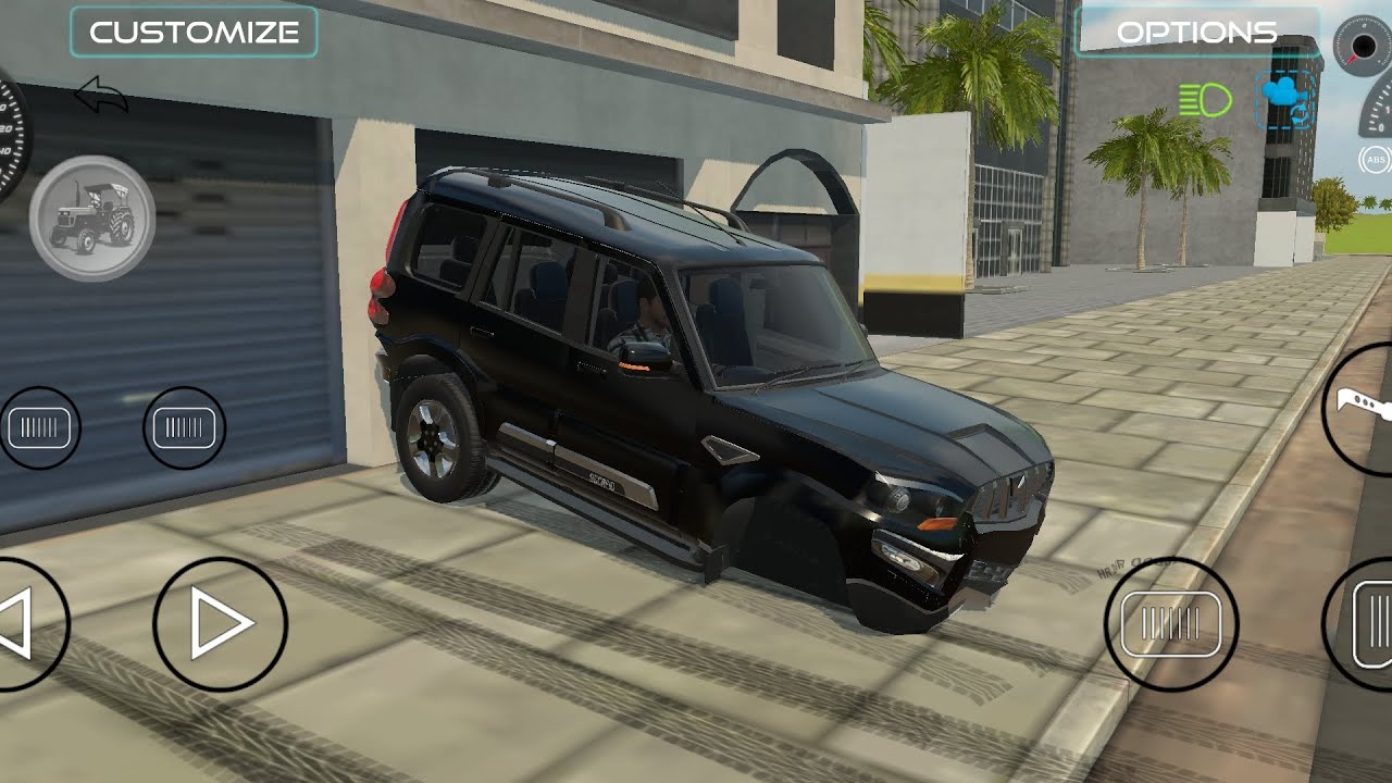 Indian vehicle simulator yah Kya Ho Gaya Scorpio ke sath donon tyre Nikal ke aage ke 😭